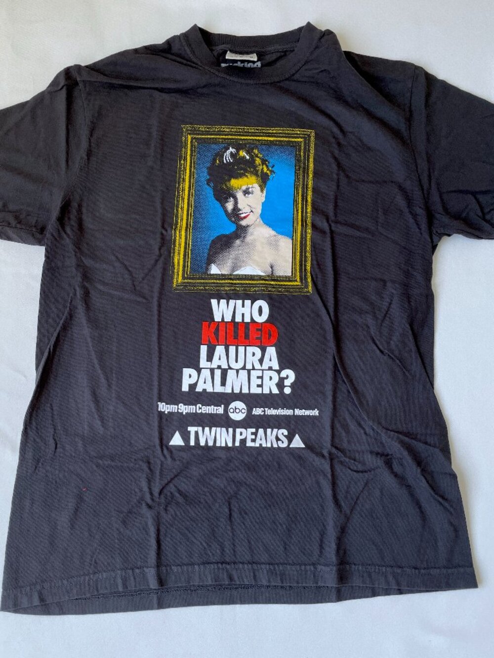 Rucking Fotten NWT Twin Peaks “Who Killed Laura Palmer?” Black T-shirt, Medium